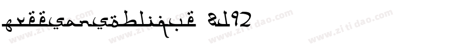 FreeSansOblique-8j92字体转换