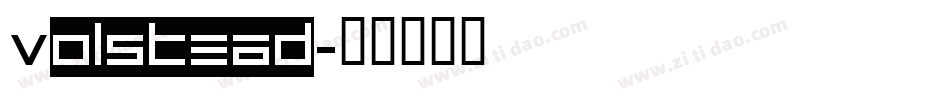 Volstead字体转换