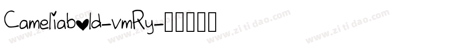 Cameliabold-vmRy字体转换