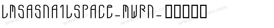 LmsASnailsPace-MWRn字体转换