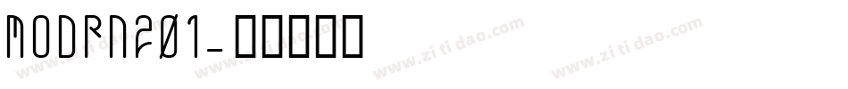 Modrn20i字体转换