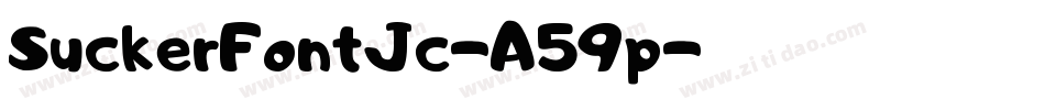 SuckerFontJc-A59p字体转换