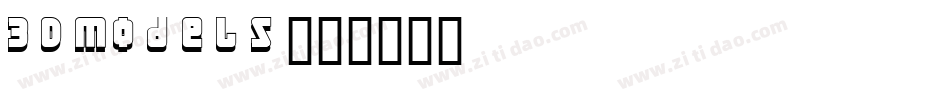 3DModels字体转换
