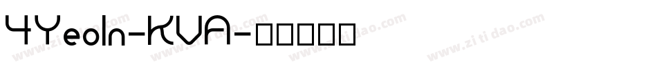 4YeoIn-KVA字体转换