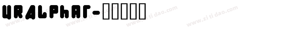 URALphat字体转换