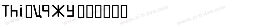 Thi-vqxy字体转换