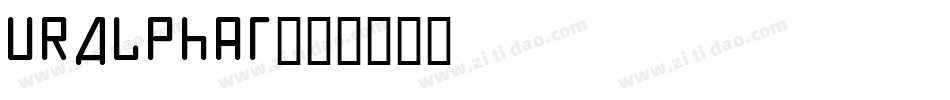 URALphat字体转换