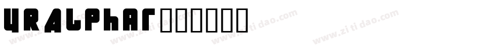 URALphat字体转换