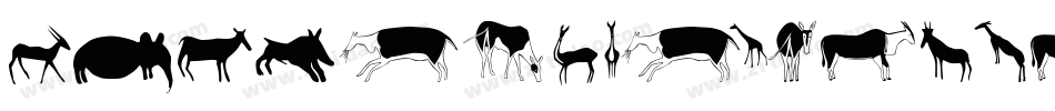 Animaltrackspqsewvrz-4exW字体转换
