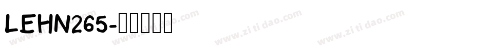 LEHN265字体转换