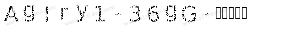 Aglry1-36gG字体转换