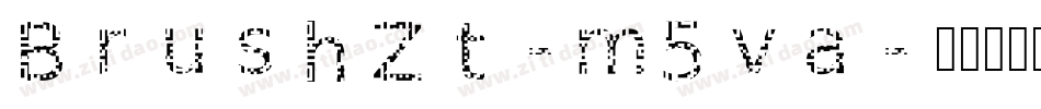 BrushZt-m5va字体转换
