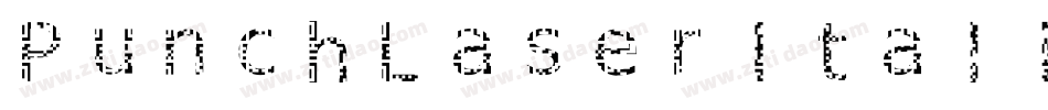 PunchLaserItalic-mL1Va字体转换