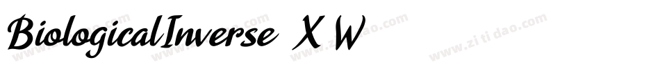 BiologicalInverse-2X5W字体转换