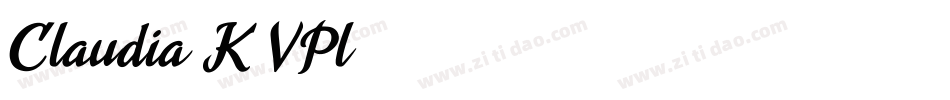 Claudia-K7VPl字体转换