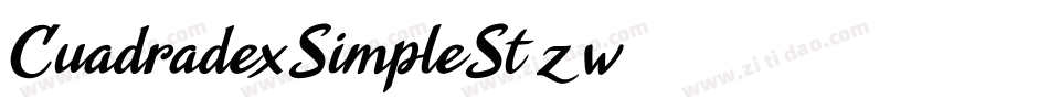 CuadradexSimpleSt-z5w0字体转换
