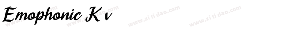 Emophonic-K7v7字体转换