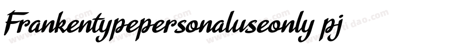 Frankentypepersonaluseonly-pj7v字体转换