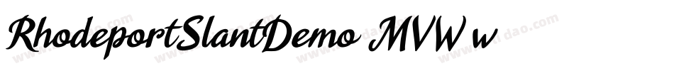 RhodeportSlantDemo-MVW5w字体转换