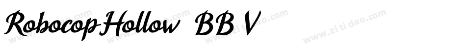 RobocopHollow-7BB7V字体转换