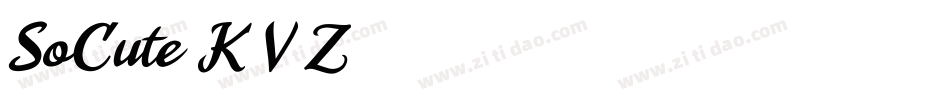 SoCute-K7V7Z字体转换