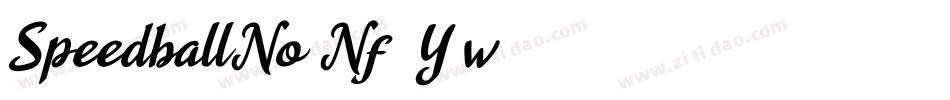 SpeedballNo3Nf-7Y5w字体转换