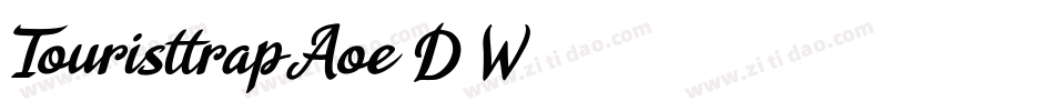 TouristtrapAoe-D5W字体转换