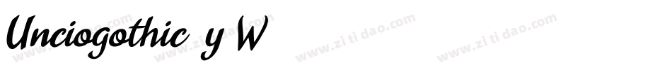 Unciogothic-4y5W字体转换