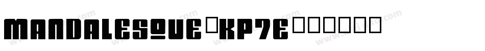Mandalesque-KP7e字体转换