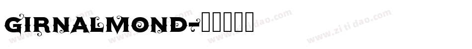 Girnalmond字体转换