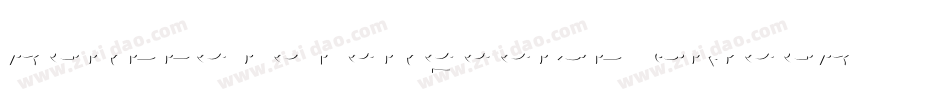 Agreloycturquoise-8MOGA字体转换