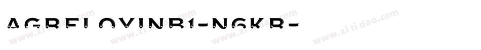 Agreloyinb1-n6KR字体转换