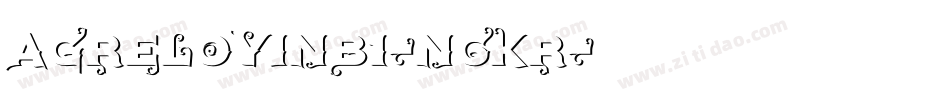 Agreloyinb1-n6KR字体转换