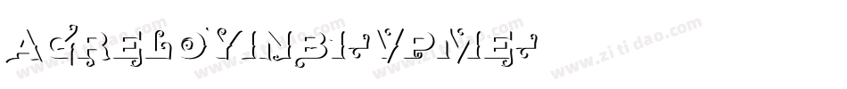 Agreloyinb1-vpME字体转换