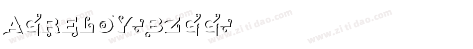 Agreloy-BzgG字体转换