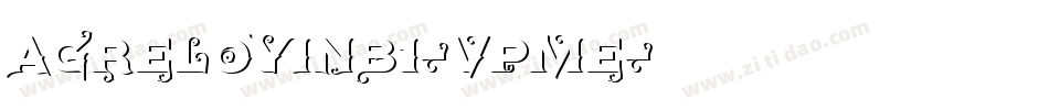Agreloyinb1-vpME字体转换