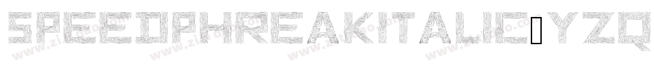 SpeedPhreakItalic-YzqAo字体转换