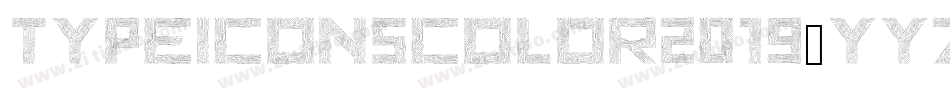 TypeIconsColor2019-YYzq字体转换
