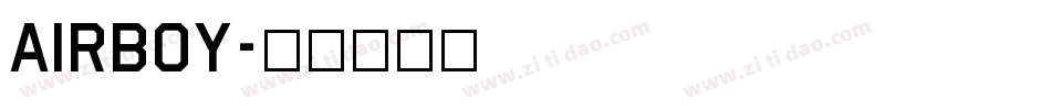 Airboy字体转换