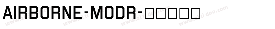 Airborne-MOdr字体转换