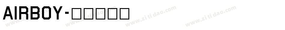 Airboy字体转换