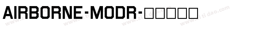 Airborne-MOdr字体转换