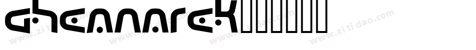 GHEANarek字体转换