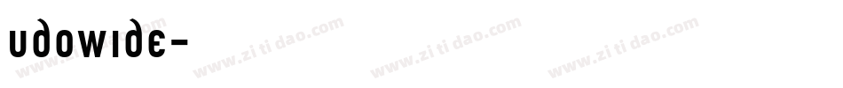 UdoWide字体转换