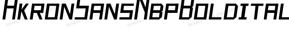 AkronSansNbpBolditalic-WOxY字体转换