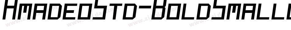 AmadeoStd-BoldSmallcaps字体转换