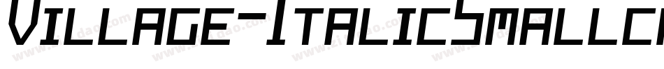 Village-ItalicSmallcaps字体转换