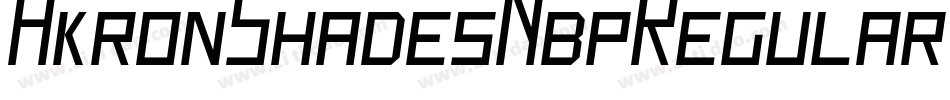 AkronShadesNbpRegular-DEv3字体转换