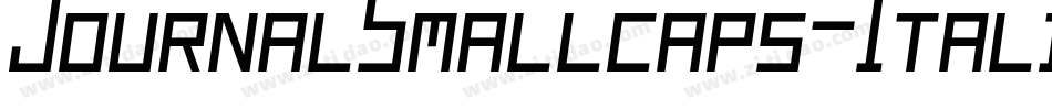 JournalSmallcaps-Italic字体转换