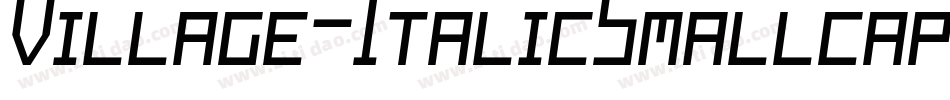 Village-ItalicSmallcapsTitling字体转换